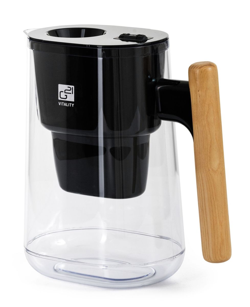 Ąsotis su vandens filtru G21, 60022501, 2,5 L, Juodas Ąsotis su vandens filtru G21, 60022501, 2,5 L, Juodas
