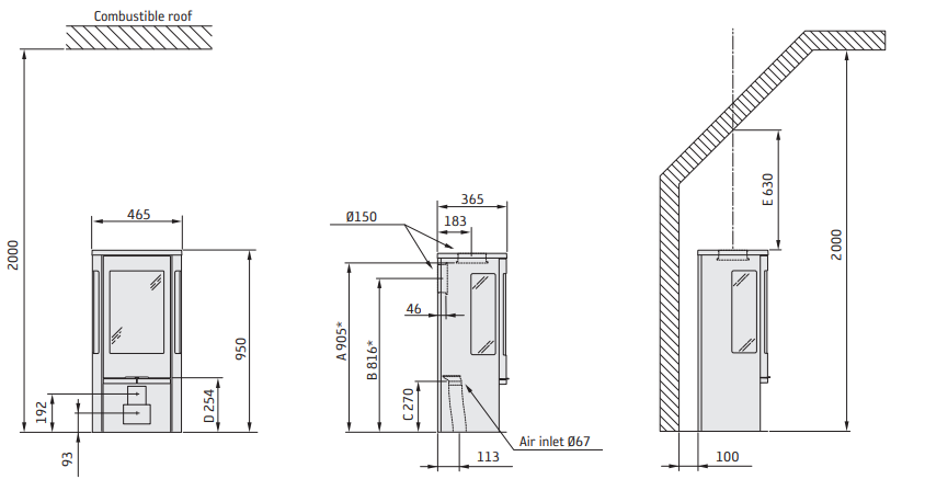 Krosnelė CONTURA C856G:2 Style, juoda, su stikliniu viršumi (998458,998660, 203149)