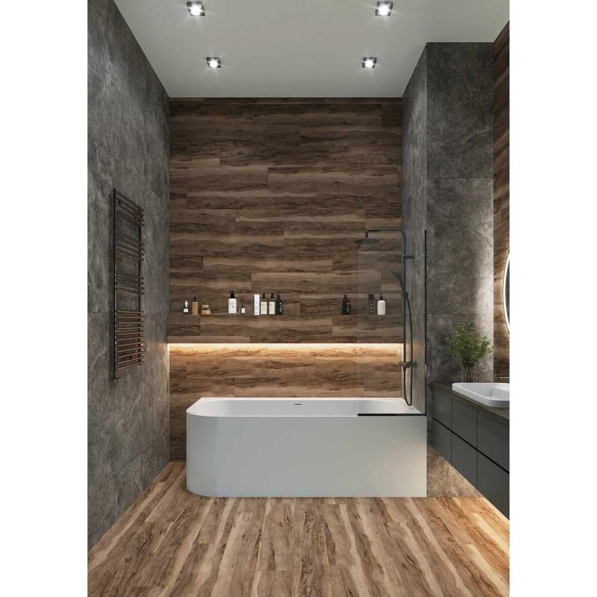 Lieto akmens vonia Bathesa Vesta L 186x87 cm