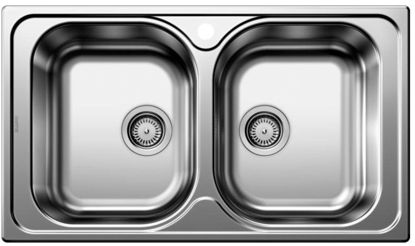 Plieninė plautuvė BLANCO TIPO 8 18/10 NATURAL O.AF