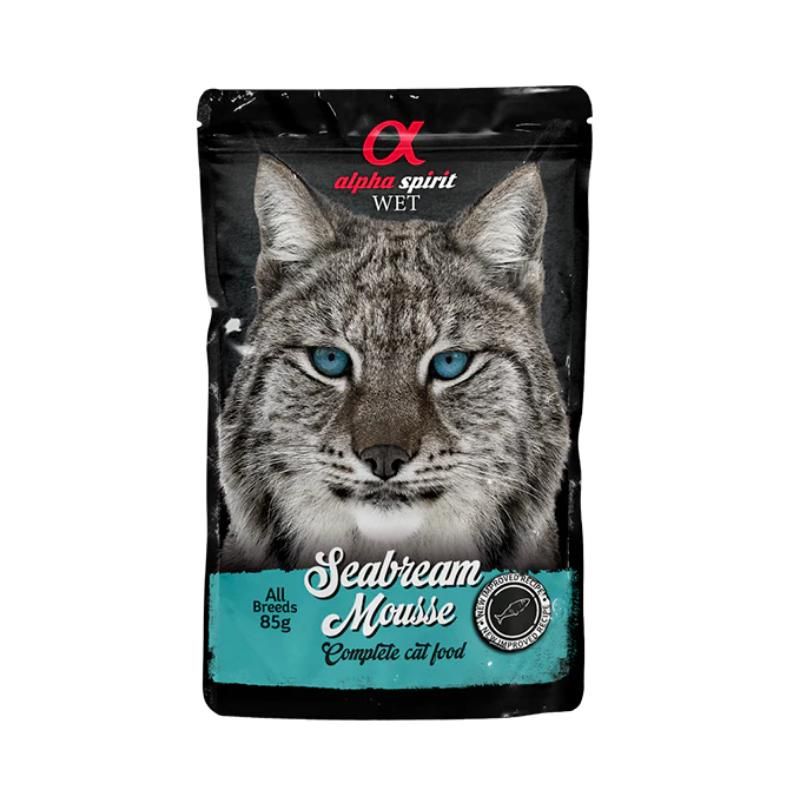 ALPHA SPIRIT WET putėsiai katėms su dorados žuvimi 85g 6vnt, ALPHG050007908