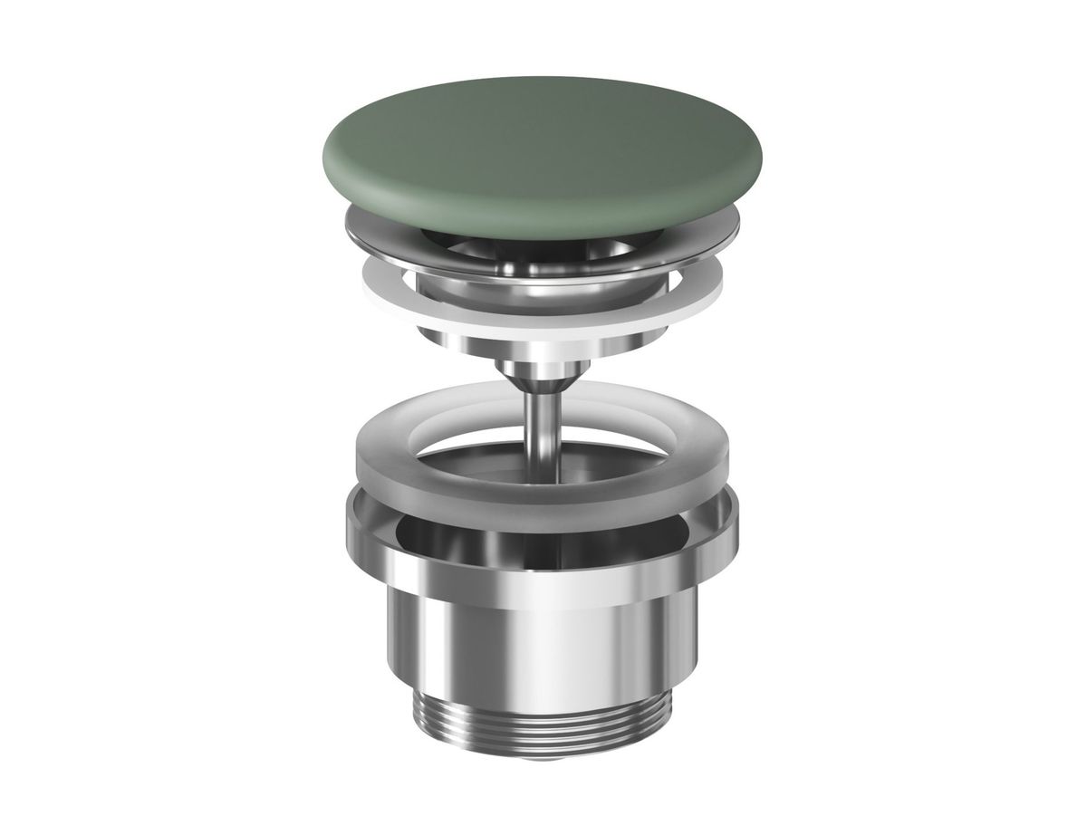 Stacionari praustuvo sifono galvutė Ravak Flat, Grey Green, X03070