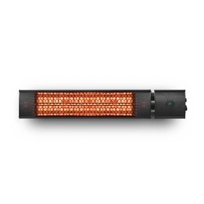 Infraraudonųjų spindulių šildytuvas Heatum URBAN H2000R Black