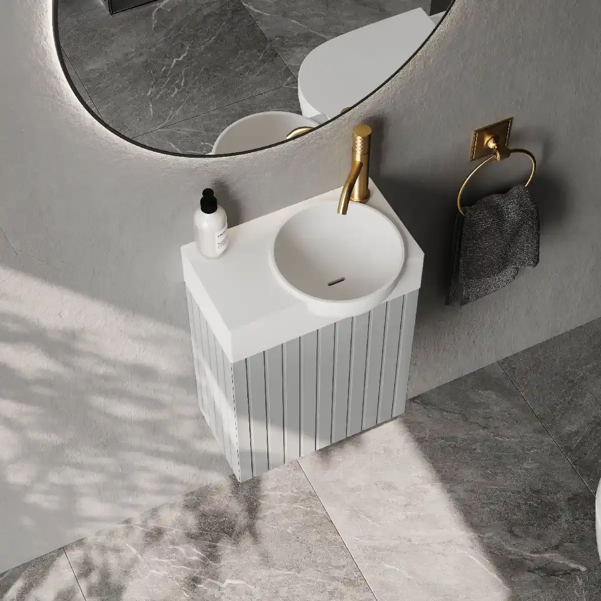 NU serijos praustuvo spintelė šviesiai pilkos spalvos NU serijos praustuvo spintelė šviesiai pilkos spalvos