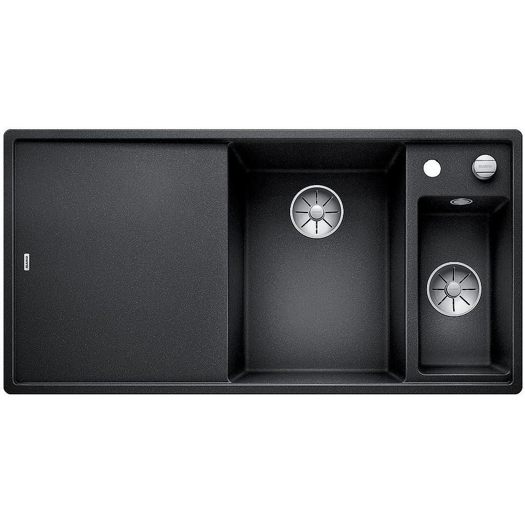 Silgranitinė plautuvė BLANCO AXIA III 6 S-F RE SILG PDUR Antracitas Z.GL InFino M.AF