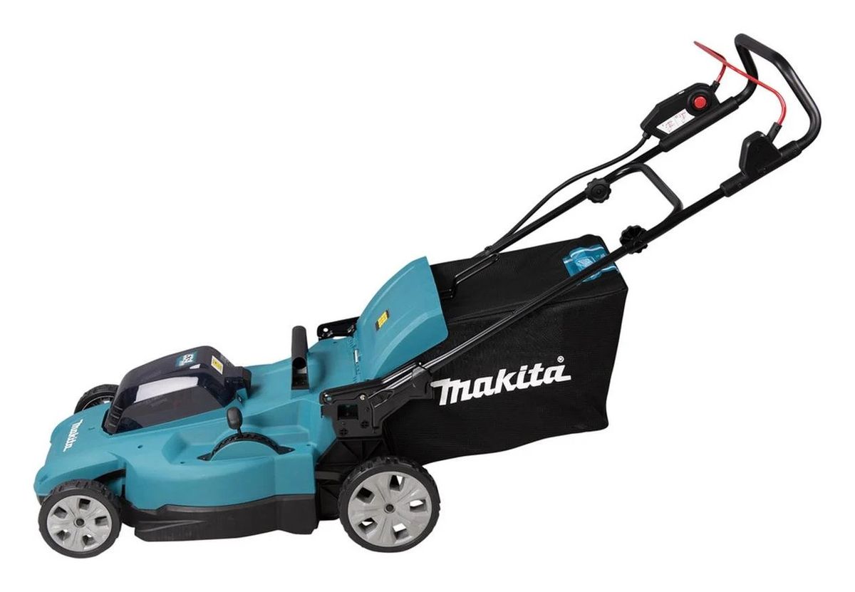 Akumuliatorinė vejapjovė Makita DLM538CT2 2x18 V 2x5,0 Ah akum. Akumuliatorinė vejapjovė Makita DLM538CT2 2x18 V 2x5,0 Ah akum.