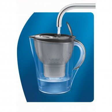 BRITA vandens filtravimo indas Marella XL (3,5l), Pilkas