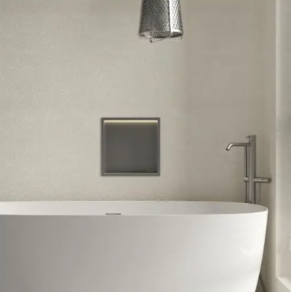 Įleidžiama sieninė lentyna Balneo Wall Box LED juodo metalo sp., 30x30x10 cm, B0101080109-1 Įleidžiama sieninė lentyna Balneo Wall Box LED juodo metalo sp., 30x30x10 cm, B0101080109-1