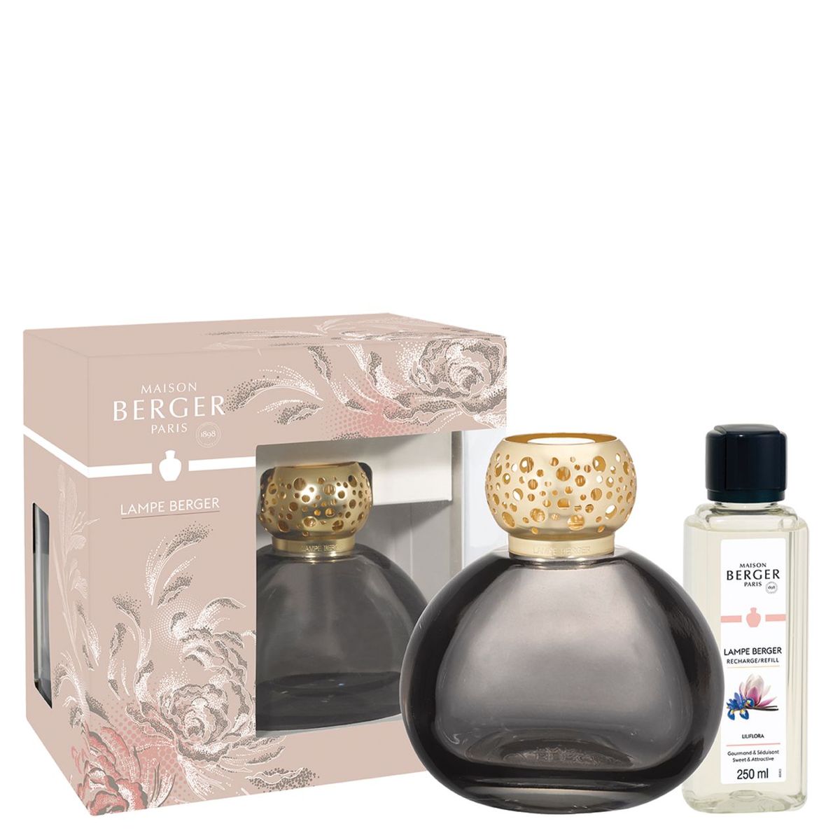 Katalinės lempos rinkinys Maison Berger OPHELIA Noire, 4891