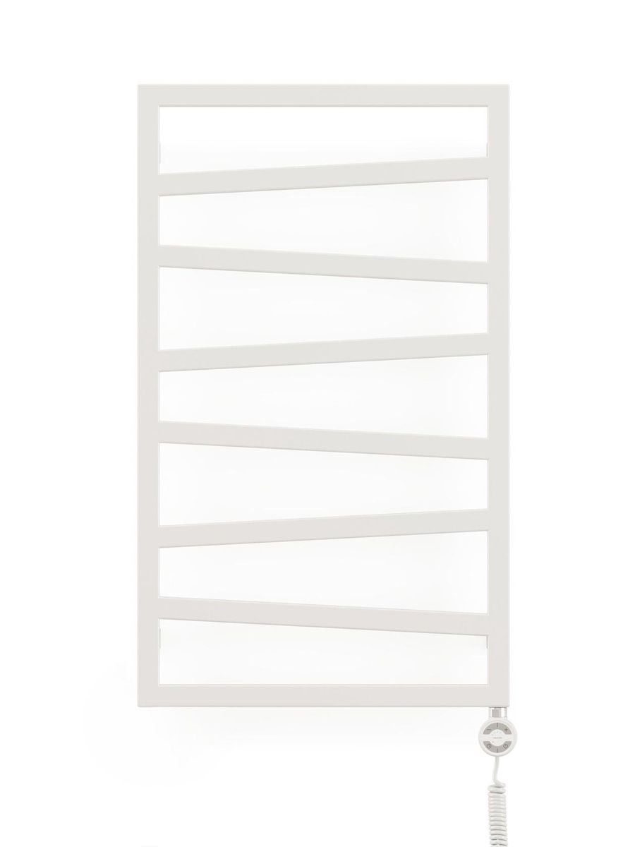 Elektrinis rankšluosčių džiovintuvas Terma ZigZag, soft 9016 baltas, 50 cm x 83.5 cm, 300 W, dešininis, pilnai paruoštas naudojimui