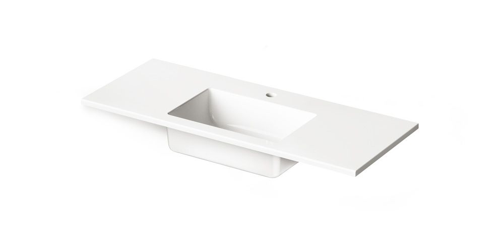 Akmens masės praustuvas PAA Loto Mini 100x40 cm, baltas IMLOT1000/00
