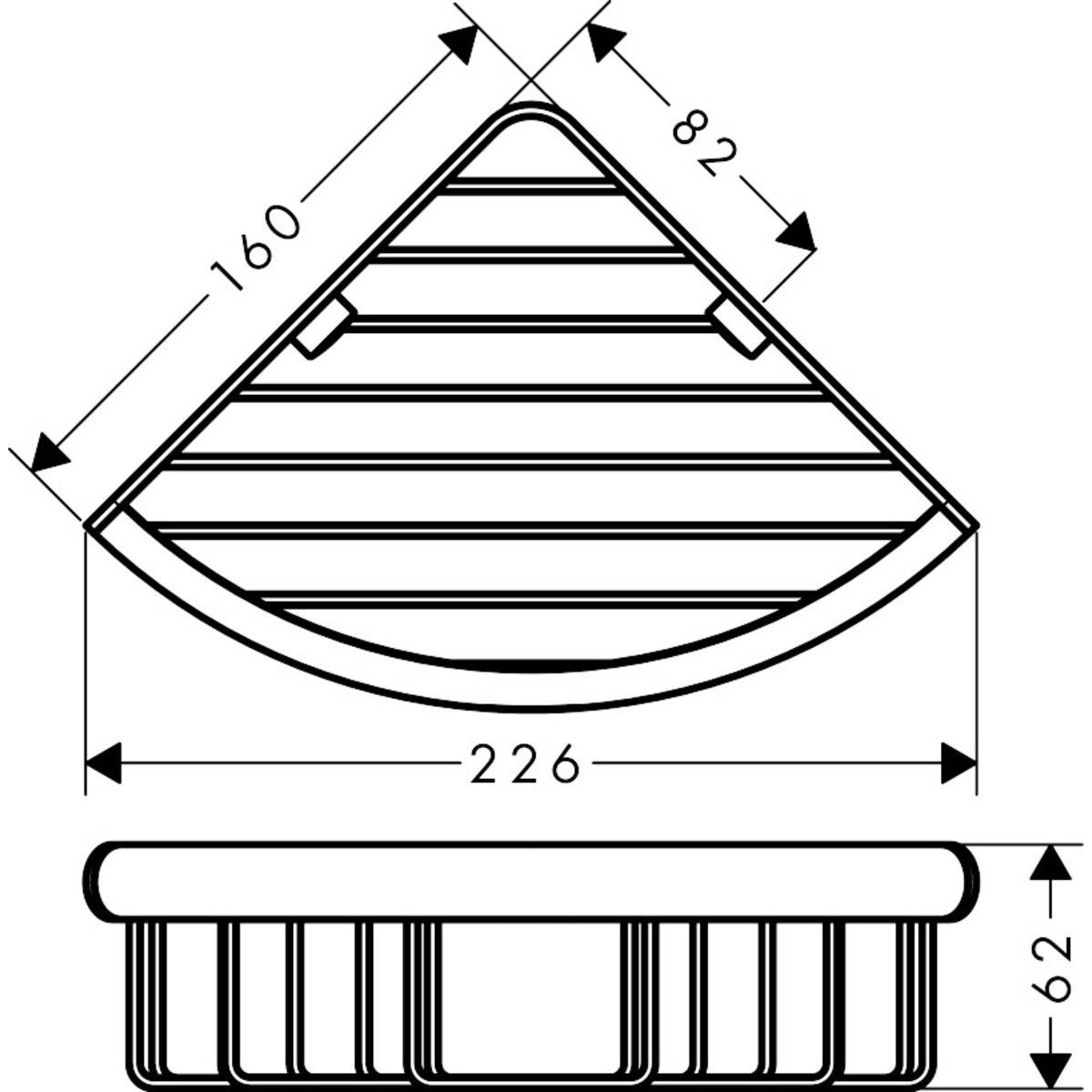 Krepšelis Hansgrohe Logis Universal, chromas, 41710000