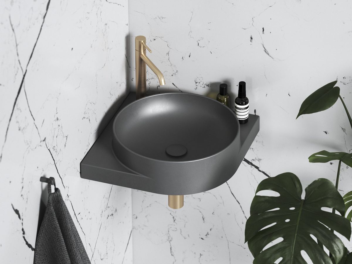 Stacionari praustuvo sifono galvutė Ravak Flat, antracitas, X03068 Stacionari praustuvo sifono galvutė Ravak Flat, antracitas, X03068