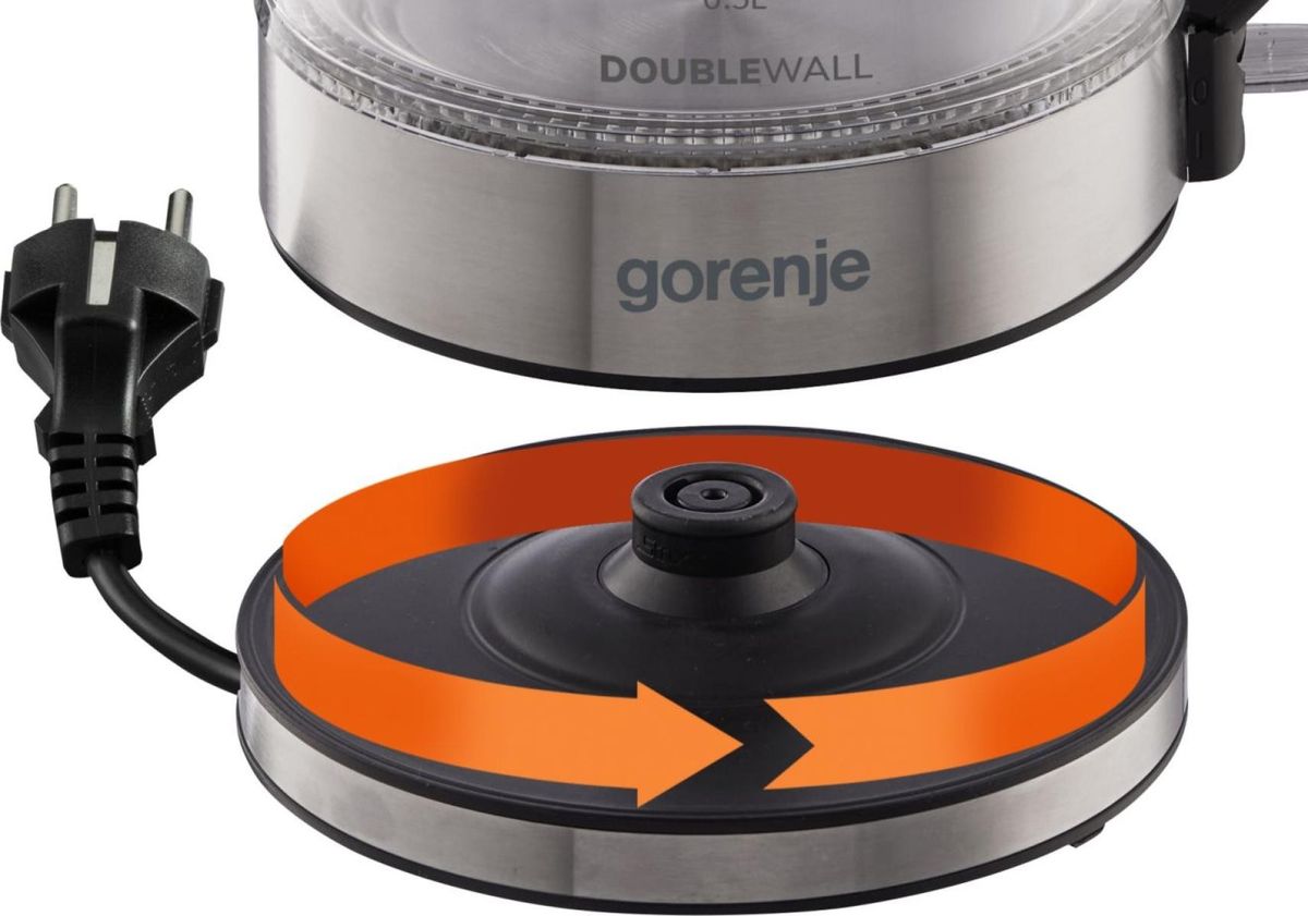 Stiklinis virdulys Gorenje K17GDW Stiklinis virdulys Gorenje K17GDW