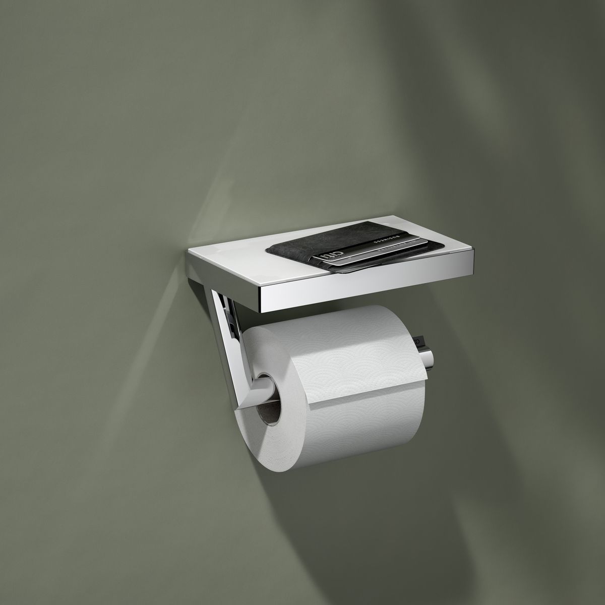 WC popieriaus laikiklis KEUCO REVA, chromas 12873019000 WC popieriaus laikiklis KEUCO REVA, chromas 12873019000