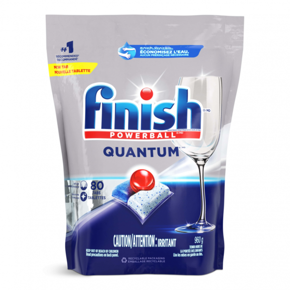 Tabletės indaplovėms FINISH Quantum All in 1 80 vnt., 5908252011490