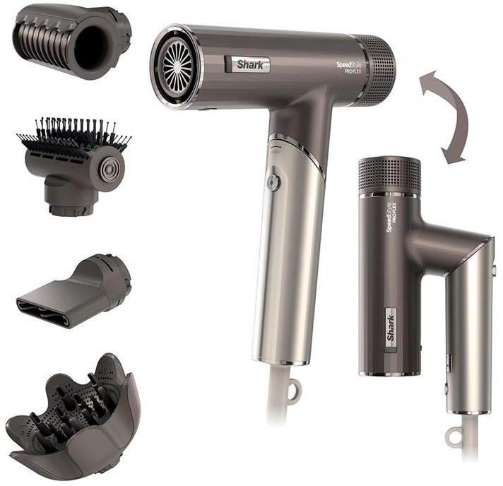 Plaukų džiovintuvas Shark SpeedStyle Pro FLEX 4-in-1, 1700 W, HD542EU Plaukų džiovintuvas Shark SpeedStyle Pro FLEX 4-in-1, 1700 W, HD542EU