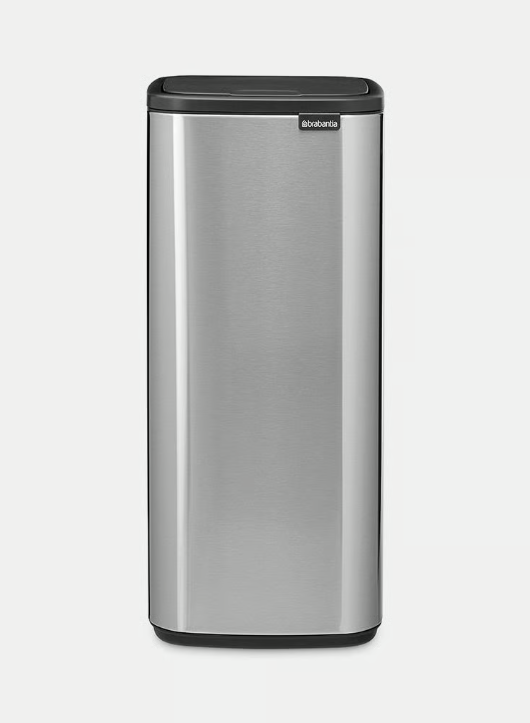 Šiukšlių dėžė Brabantia Bo Touch, 30L., Matt Steel Fingerprint Proof, 238246