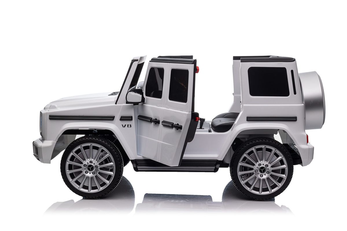 Vaikiškas elektromobilis HATIS "Mercedes G500", baltas Vaikiškas elektromobilis HATIS "Mercedes G500", baltas