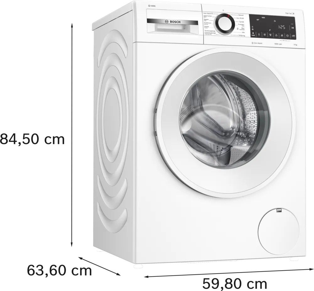 Skalbimo mašina Bosch Serija 6, WGG246F1SN, 9 kg