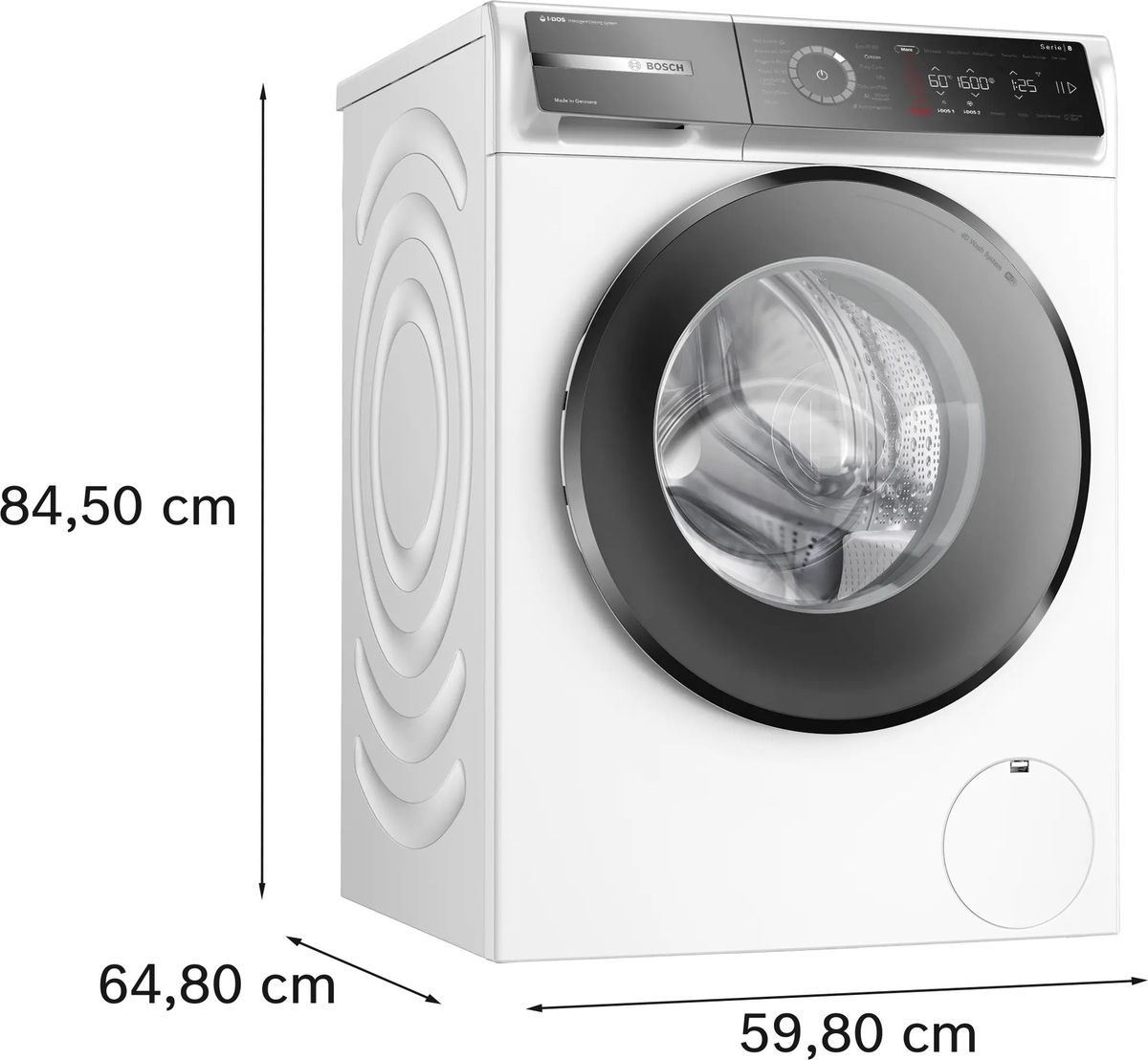 Skalbimo mašina Bosch Serija 8, WGB266AWSN, 11 kg Skalbimo mašina Bosch Serija 8, WGB266AWSN, 11 kg