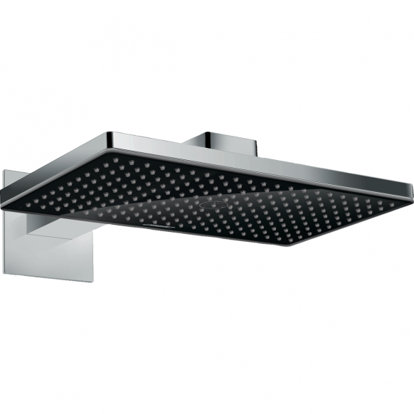 Potinkinė dušo galva Hansgrohe Rainmaker Select 460 1 jet su laikikliu, juoda 24003600