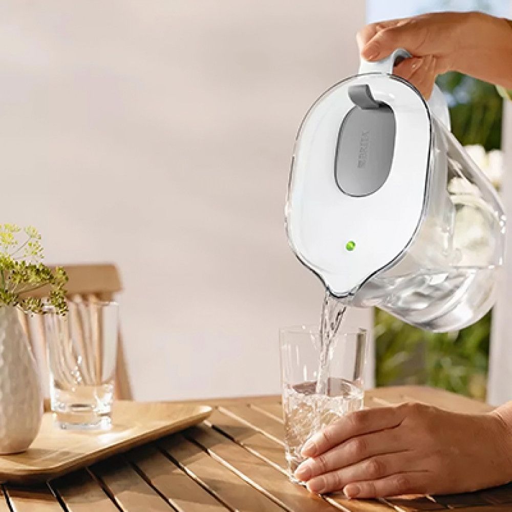 Vandens ąsotis Brita su filtru STYLE XL 3,6l. LED MXpro pilkas