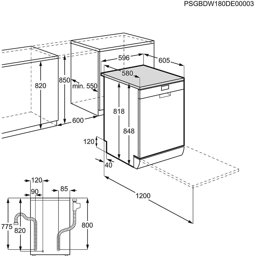 Indaplovė AEG FFB62700PM