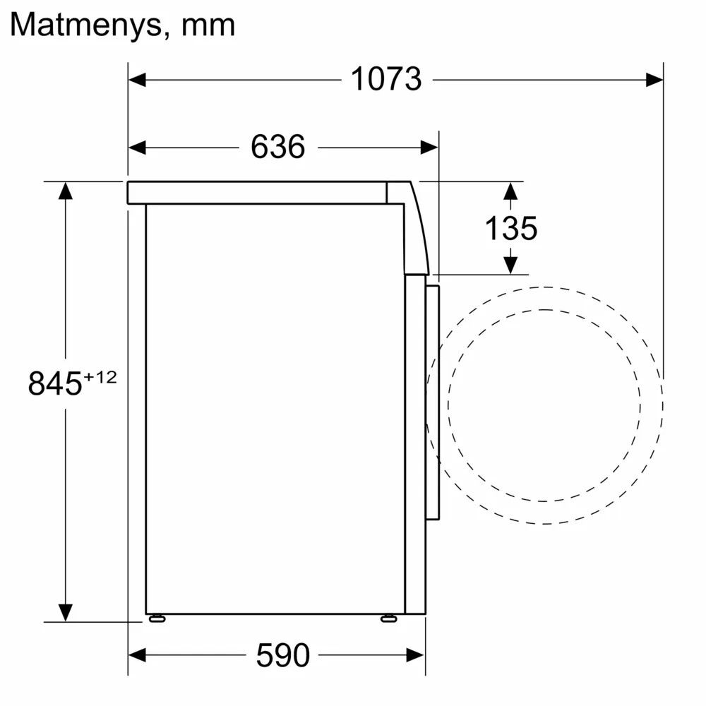 Skalbimo mašina Bosch Serija 6, WGG246F1SN, 9 kg