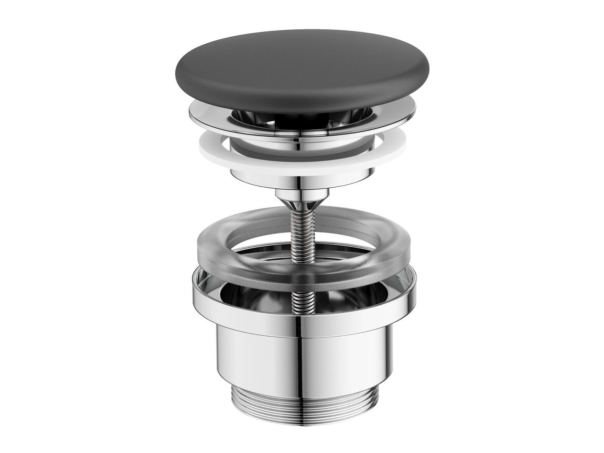 Stacionari praustuvo sifono galvutė Ravak Flat, antracitas, X03068 Stacionari praustuvo sifono galvutė Ravak Flat, antracitas, X03068