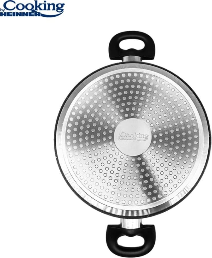 Puodas su dangčiu aliuminio su keramikos danga 3.8L 24x10cm HR-NL-24S HEINNER Puodas su dangčiu aliuminio su keramikos danga 3.8L 24x10cm HR-NL-24S HEINNER