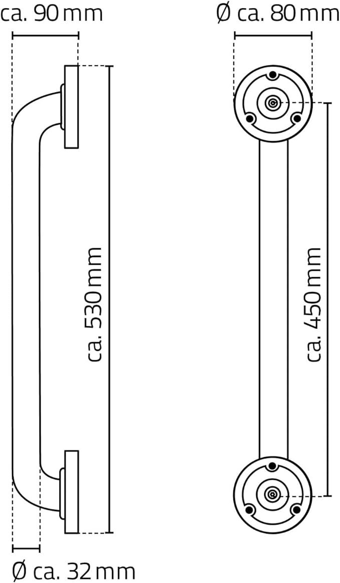 Ranktūris RIDDER SAM M, matinis chromas A00145051