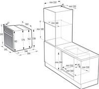 Orkaitė GORENJE BPSA6747DGWI, pirolizė, daliniai garai 50 proc.