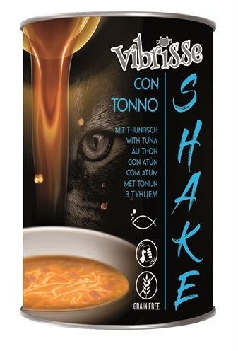VIBRISSE Shake kokteilis katėms su tunu 135g 12vnt, C1018462