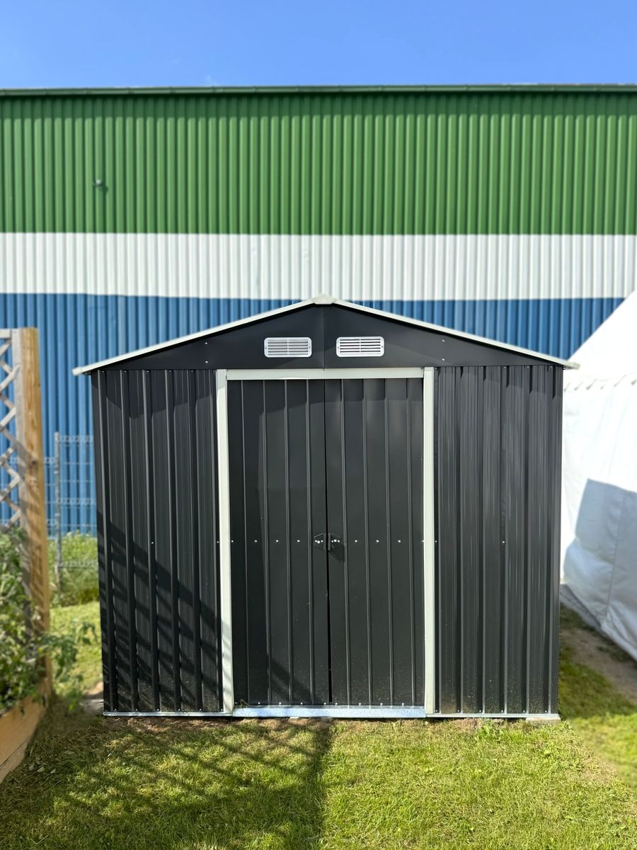 Metalinis sandėliukas HATIS, 4,61 m2, antracito Metalinis sandėliukas HATIS, 4,61 m2, antracito