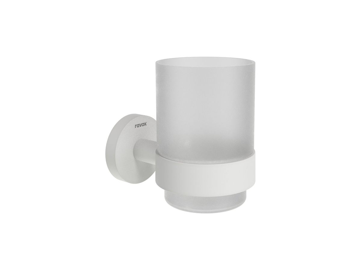Stiklinės laikiklis Ravak KN 210.10WHM, baltas matinis, X07P1322 Stiklinės laikiklis Ravak KN 210.10WHM, baltas matinis, X07P1322