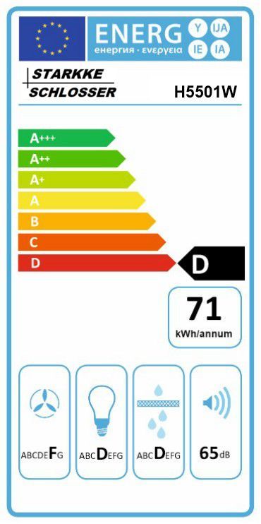Po spintele montuojamas 60 cm pločio gartraukis Schlosser H5501W, baltas