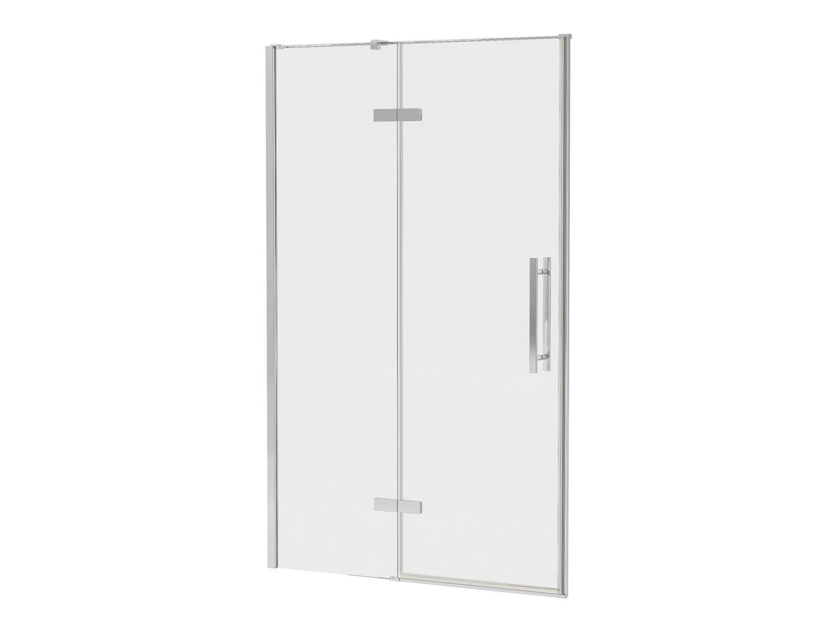 Dušo durys Ravak COSD2-100, baltas matinis+stiklas Transparent, X0VVACE00Z1