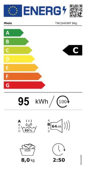 Džiovyklė Miele TWC640WP, EcoSpeed, 8 kg Džiovyklė Miele TWC640WP, EcoSpeed, 8 kg