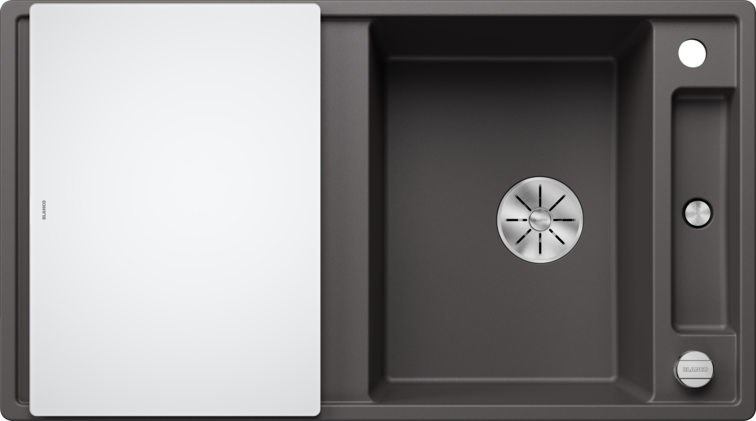Silgranitinė plautuvė BLANCO AXIA III 5 S SILG PDUR Pilka Z.GL InFino M.AF