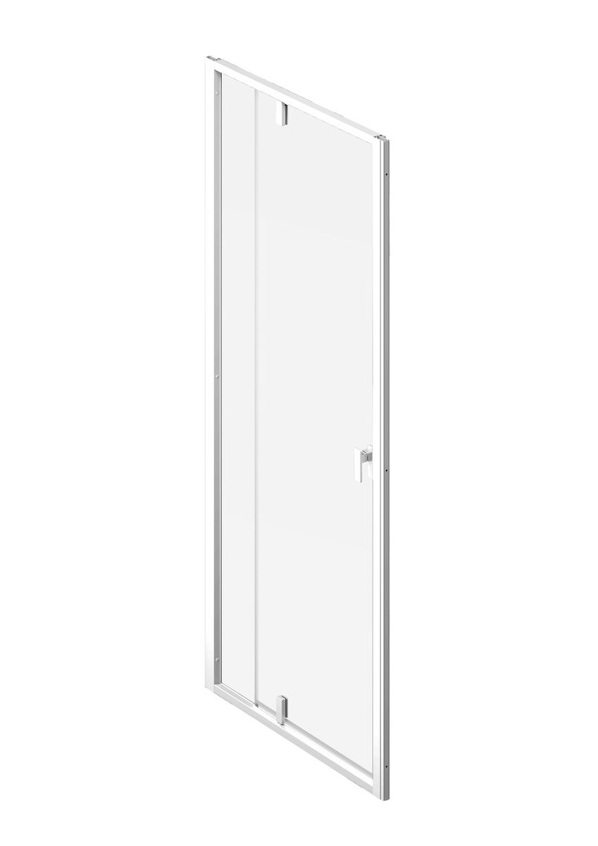 Dušo durys Ravak NDOP2 120, balta matinė+stiklas Transparent, 03OG0E01Z1
