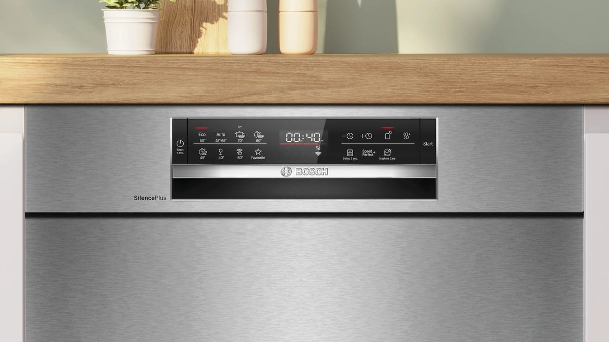 Įmontuojama indaplovė Bosch Serija 6, SMU6ECS12E, 60 cm