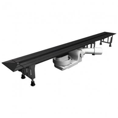 Dušo latakas Viega ADVANTIX VARIO, 300-1200 mm, su matinėmis grotelėmis, 704353 Dušo latakas Viega ADVANTIX VARIO, 300-1200 mm, su matinėmis grotelėmis, 704353