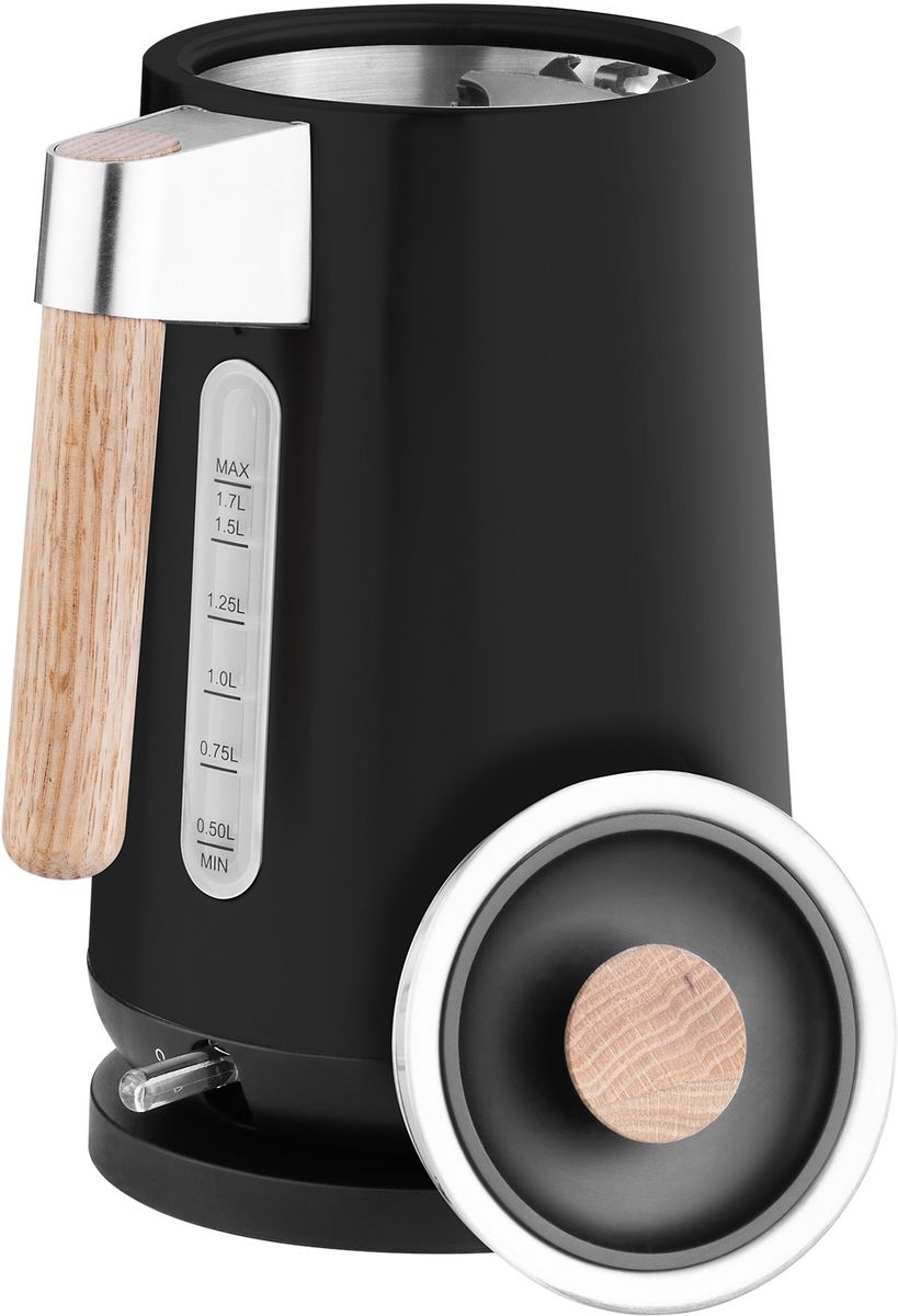 Elektrinis virdulys ECG RK 1768 Strix Timber Black Elektrinis virdulys ECG RK 1768 Strix Timber Black
