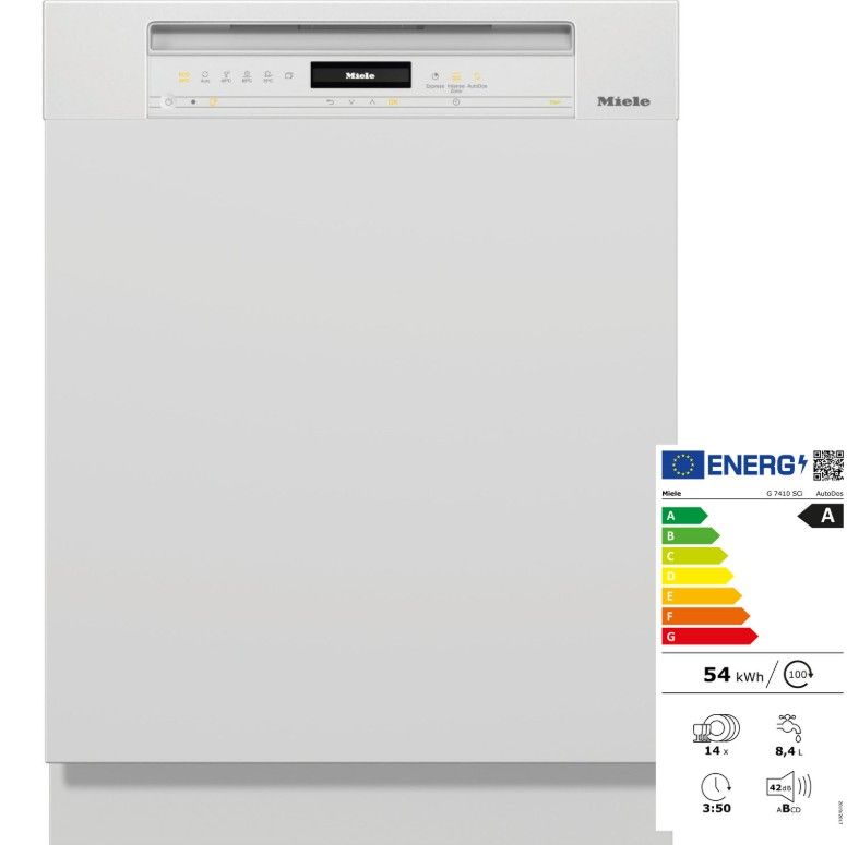 Montuojama indaplovė Miele G 7410 11910250 Montuojama indaplovė Miele G 7410 11910250