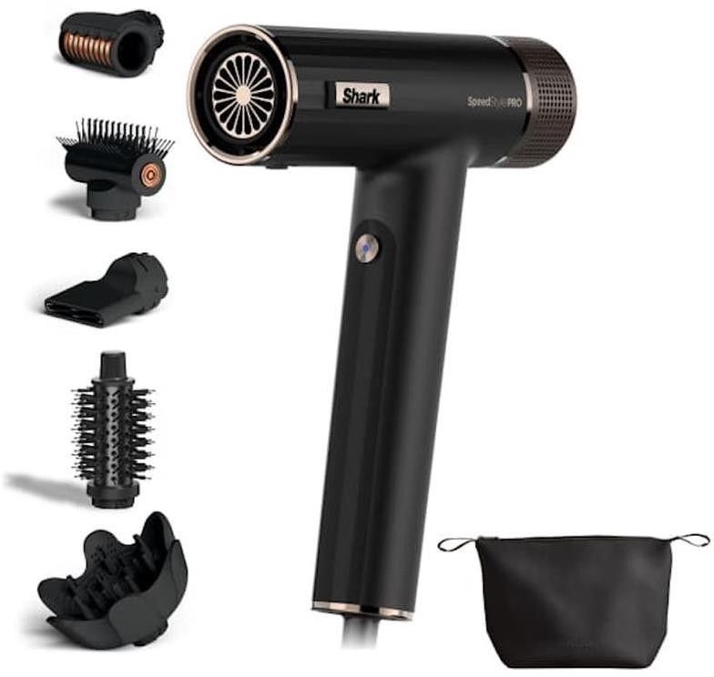 Plaukų džiovintuvas Shark SpeedStyle Pro 5-in-1, HD752EU, 1750 W, juodas Plaukų džiovintuvas Shark SpeedStyle Pro 5-in-1, HD752EU, 1750 W, juodas