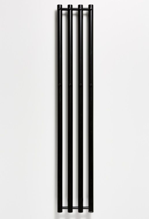 Rankšluosčių džiovintuvas PMH Rosendal 26,6x95 cm, juoda struktūrinė, R1BL