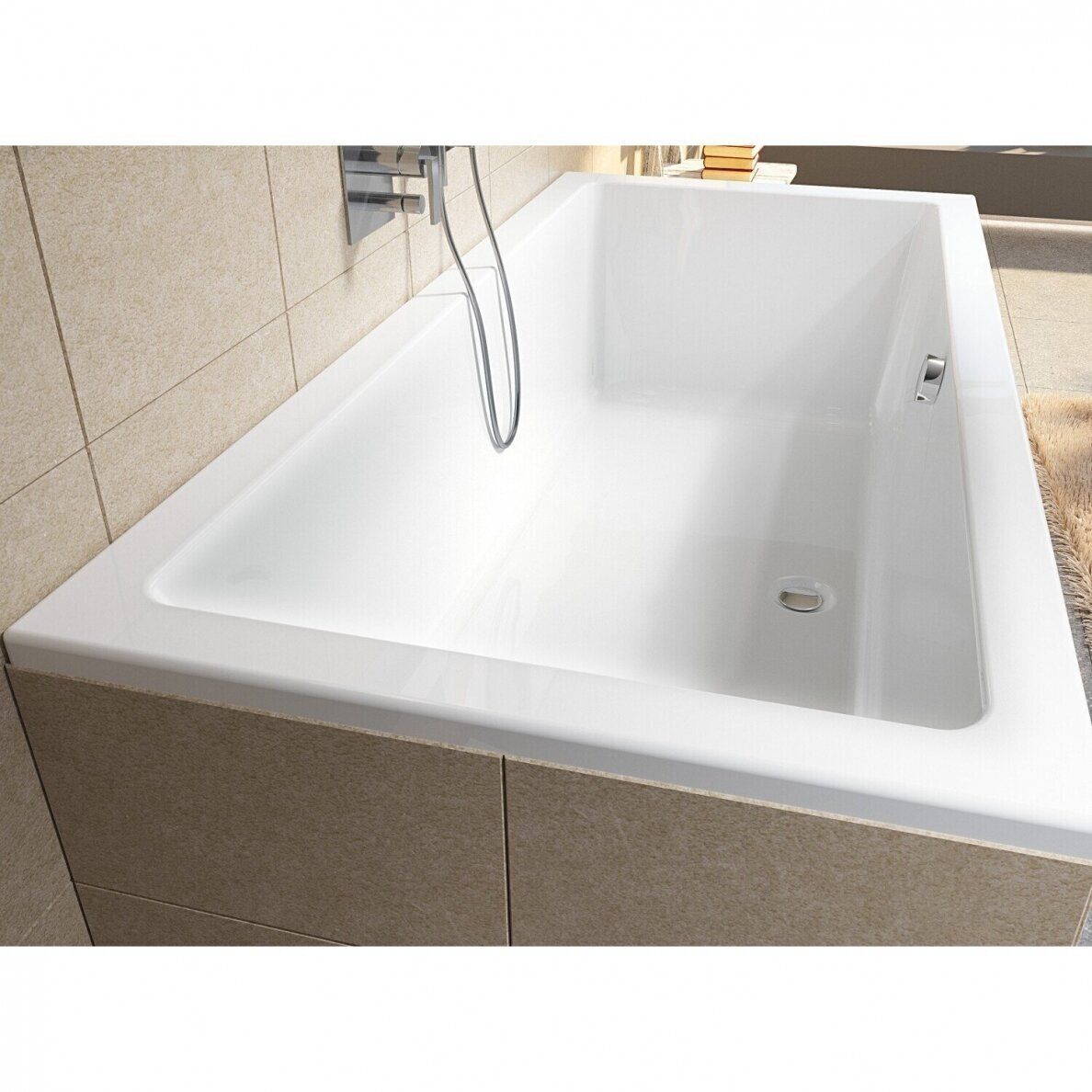 Akrilinė vonia Riho Lusso 160x70 cm, balta, B013001005