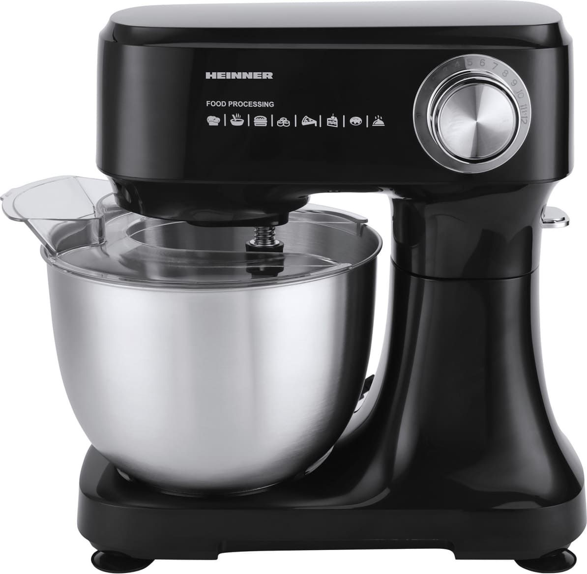 Planetinis maišytuvas 600W, 3.5L HPM-D750BK HEINNER Planetinis maišytuvas 600W, 3.5L HPM-D750BK HEINNER