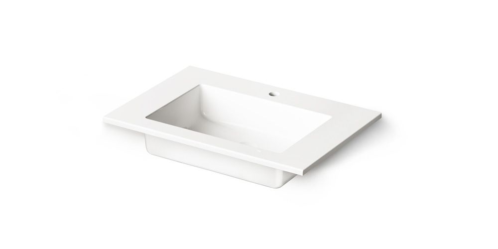Akmens masės praustuvas PAA Loto 70x49 cm, baltas ILOT700/00